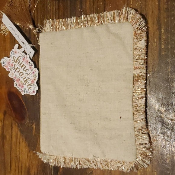 Noor-E-Noire Handcrafted Cosmetic Bag NWT - Picture 4 of 4